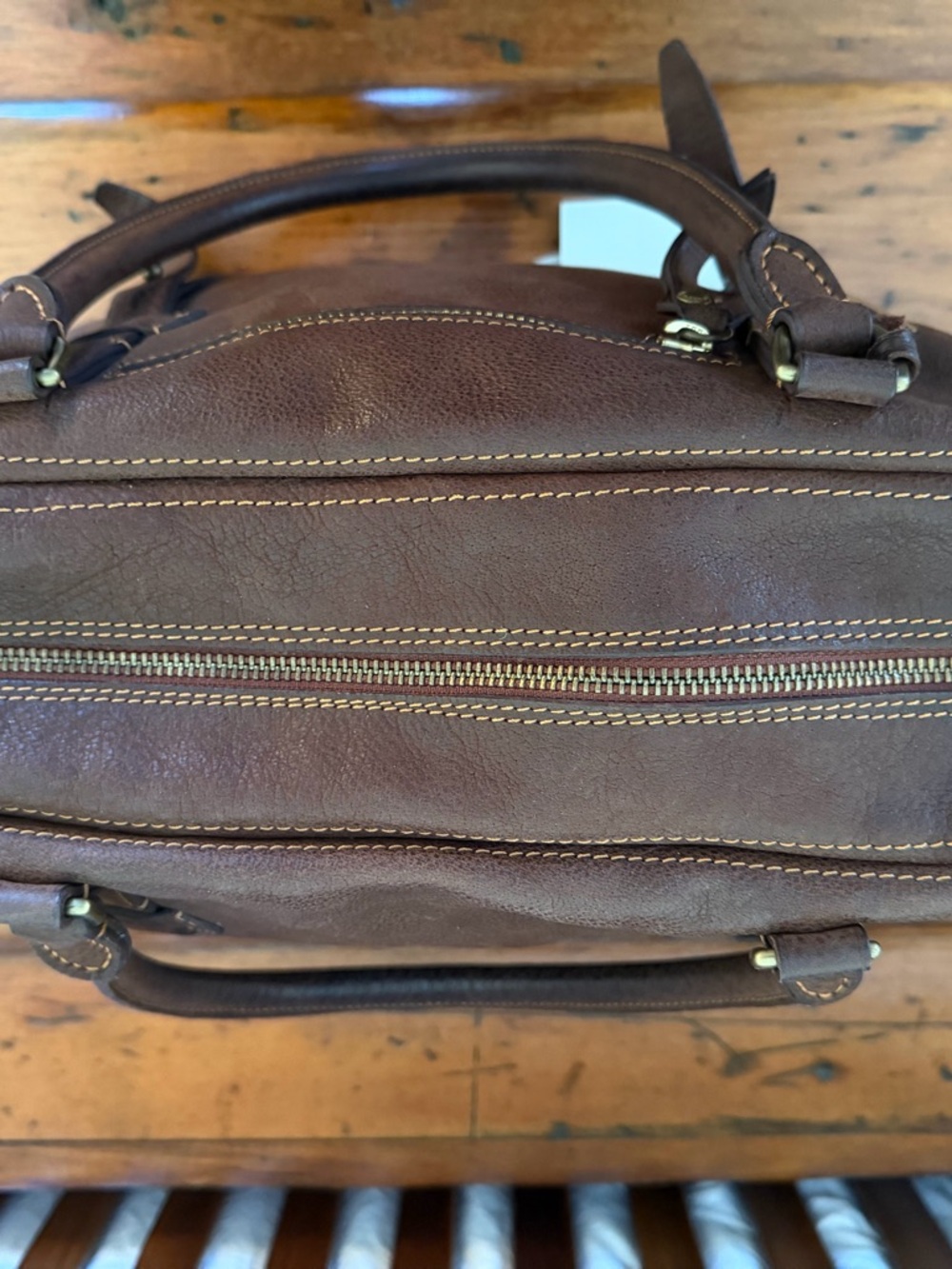 Dooney & Bourke Alto MBL07 The Kelli bag in Cognac. - Picture 8 of 15